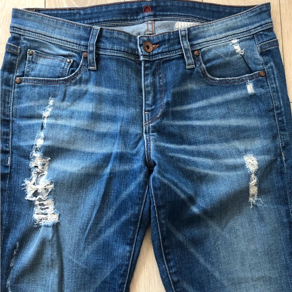 Sinclair MFGRP. Made in USA Distressed Jeans Size 26 - Picture 8 of 15